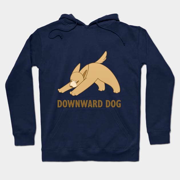 Downward-facing Dog Hoodie by whisquers